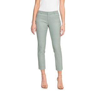 NWOT Banana Republic Jacquard Green Sloan pant